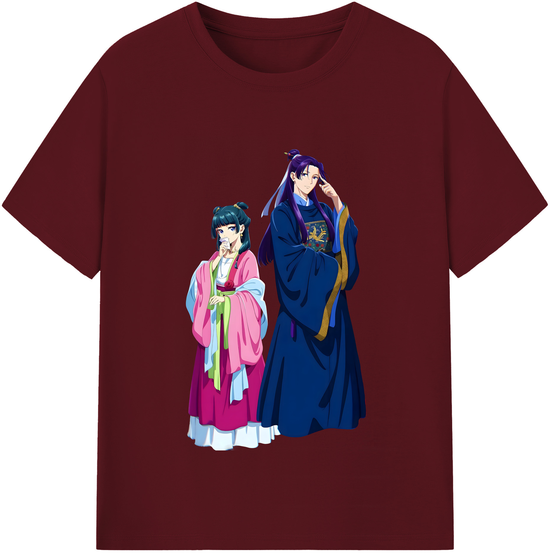 （画像用） 薬屋のひとりごと The Apothecary Diaries 綿100％半袖Tシャツ（フロントプリント）